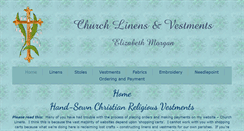 Desktop Screenshot of churchlinens.com